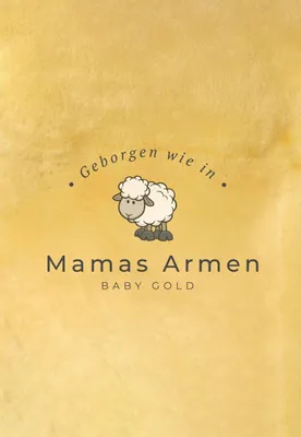 Produktbild von Baby Lammfell waschbar ökologische Gerbung Größe: 100-110 cm -