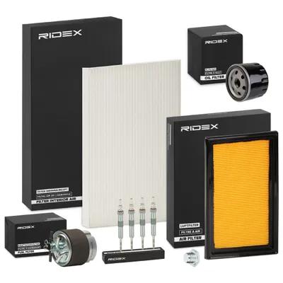Produktbild von RIDEX Inspektionspaket Filterset für NISSAN Qashqai / Qashqai +2 I (J10, NJ10)