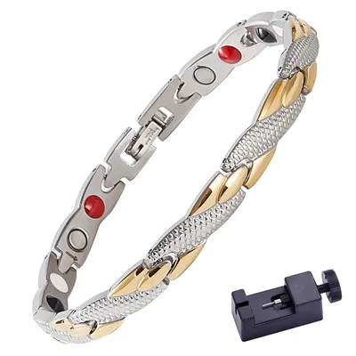 Produktbild von Desire of Goods – Magnetarmband – Schmuck – mit Verkürzer – Damen/Herren – Silber/Gold