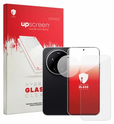 Produktbild von upscreen Schutzglas für Xiaomi Leica Leitzphone (Display+Kamera) Schutzfolie Panzer Folie Glas Display Schutz klar