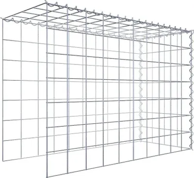 Produktbild von Anbaugabione Typ 4 100 cm x 70 cm x 40 cm (L x H x T), Maschenweite 10 cm x 10 cm, Spirale