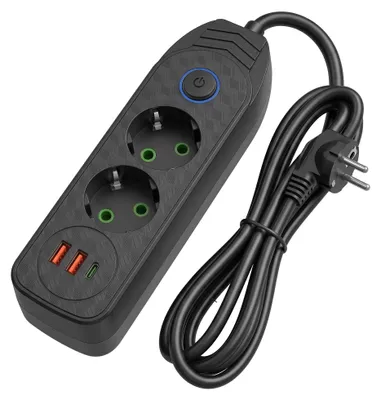 Immagine prodotto di Multipresa Toolight Jnh023-2B Black