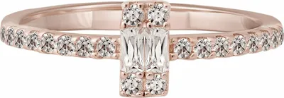 Produktbild von cai Ring 925 Sterling Silber rosé vergoldet mit Zirkonia