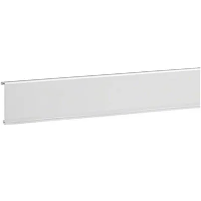 Produktbild von Hager Sockelleistenkanal- SL20080219016 Oberteil Weichlippe 20x80 verkehrsweiß