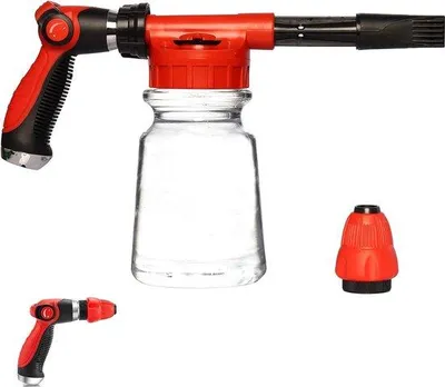 Produktbild von Famanu Schaumdüse - 2 in 1 für Auto und Garten - Hochdruck