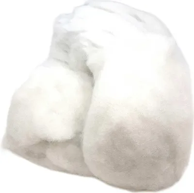 Produktbild von Vaessen Creative Füllwatte Waschbar 1kg Polyester Füllmaterial weißen Needle DIY-Teddybear Großpackung