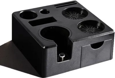 Produktbild von Universal Kaffee-Station (51-58 mm), antislip, Tamper-Halter, verstellbar, Barista-Ausstattung, Tamper-Accessoires für das Aufbewahren von Tampern (Accessoires nicht enthalten)