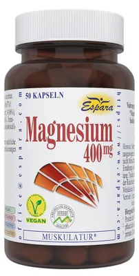 Obrázek produktu pro Espara, kapsle s hořčíkem, 400 mg, 50 kusů