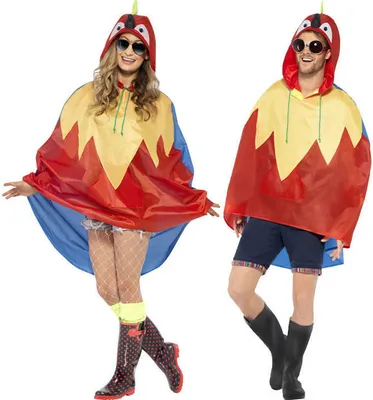 Produktbild von Papagei Party Poncho