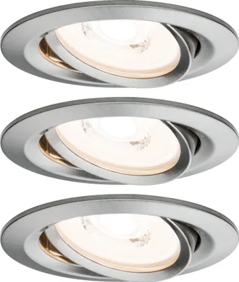 Produktbild von Paulmann Einbauleuchte LED Reflector Coin 6,8W Eisen
