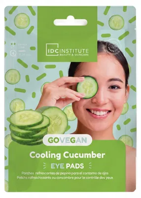 Zdjęcie produktu dla IDC Institute - Płatki pod Oczy - Go Vegan Cucumber - Maska Ogórkowa pod Oczy - 6ml