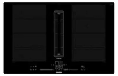 Image de Siemens iQ700 EX80BNX68E, Noir, Encastrable, 80 cm, Céramique, Vitrocéramique, FlexInduction