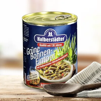 Produktbild von Halberstädter Suppen & Eintöpfe, Grüne-Bohnen-Eintopf