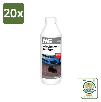 Produktbild von 20 x HG Olevlekkenreiniger – Entfernt Öl, Fett & Schmiere – 500 ml - Vorratspackung - 20 Stücke