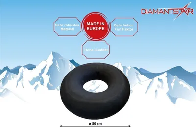 Zdjęcie produktu dla Dętka DiamantStar ok. Ø 80 cm jako dętka saneczkowa Opona saneczkowa Snowtube Bob