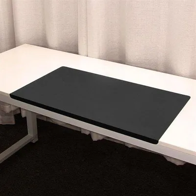 Obrázek produktu pro Voděodolná podložka pod myš zPolyuretankůže pro domácí kancelář a hraní her – černá, 40 x 30 cm