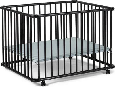 Produktbild von Laufgitter Belami Plus. 76x97 und 97x97 cm. mobil auf Rollen (Mint, Kolonial, 76 cm x 97 cm)
