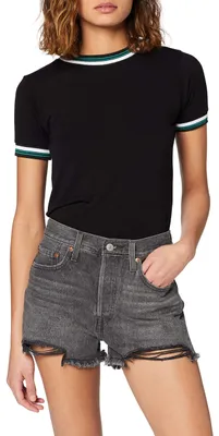 Produktbild von Levi's Damen 501 Original Shorts Denim Shorts Eat Your Words (Schwarz) 27 – Größe 27W