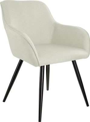 Esszimmerstuhl Marilyn gepolstert, in Leinenoptik 58 x 62 x 82 cm