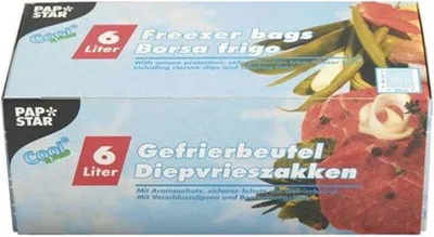 Productafbeelding van Transparante Diepvrieszak 6 Liter - 300 x 460 mm