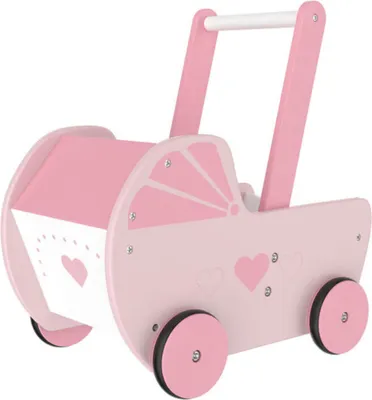 Produktbild von Playtive Babypuppenmabel aus Echtholz Für 48 cm Puppen Puppenwagen