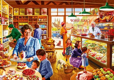 Produktbild von Nostalgic Cake shop BlueBird 1 000 pcs