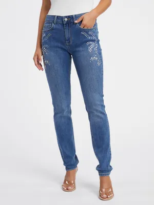 Produktbild von Orsay Blaue Slim Fit Jeans für Damen 365064580000__34