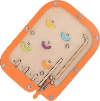 Obrázok produktu pre Ručná hra Pinball, detská hra Pinball, ručná hra Pinball, hra Pinball Maze, ručná drevená hračka Pinball, ručný Pinball Maze