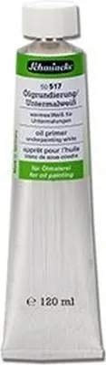 Produktbild von Schmincke 120 ml Hilfsmittel ölgrundierung/ Untermalweiss 03 50 517 012