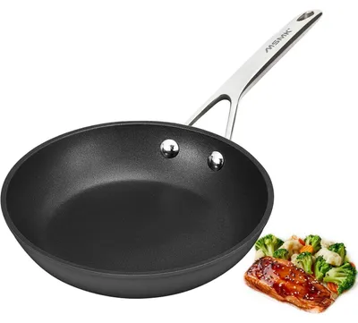 Productafbeelding van Koekenpan 20 cm, aluminium, met een kalklaag, geschikt voor inductie, grijs