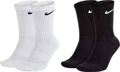 Produktbild von 4 Paar Nike SX4508 Herren Damen Socken - Farbe: 2 Paar weiss 2 Paar schwarz - Größe: 38-42