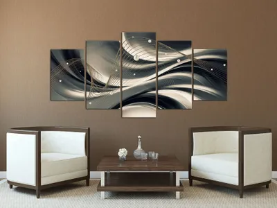 Produktbild von ABSTRAKT Acrylglasbild Modern Wandbild Glasbilder Bilder a-A-0248-k-o