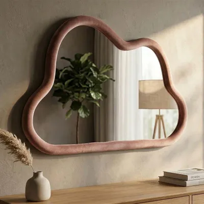 Produktbild von Mauro Ferretti Wolke Wandspiegel 90x4x60 cm rosa