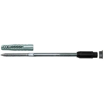 Produktbild von Fischer 517165, Schrauben- & Dübelsatz, Mauerziegel, Beton, Schaumbeton, Metall, Schwarz, Silber, 1,2 cm, 1,2 cm