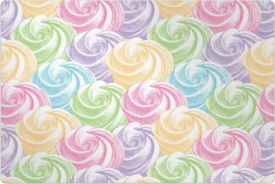 Produktbild von Küchenmatte 60x90 cm Vinylmatte Bodenmatte Dekoration - Süß Kuchen Dessert Cafe