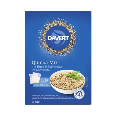 Produktbild von Quinoa Mix - Hirse & Buchweizen Kochbeutel 250g
