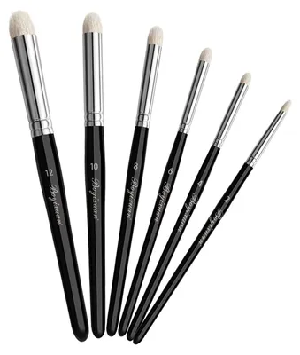 Productafbeelding van Professionele Set van 6 Kunstenaarskwasten voor Acryl en Waterverf