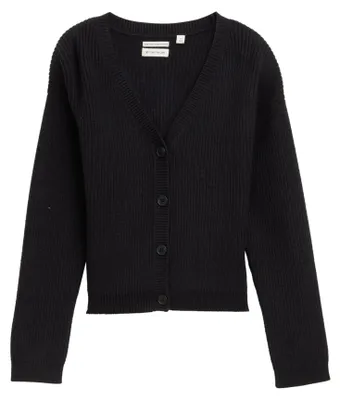 Produktbild von Tom Tailor 1049327_176, Kind, Weiblich, Schwarz, Langärmlig, Viskose, 27% Polyester, 21% Polyamide, 52% Viscose