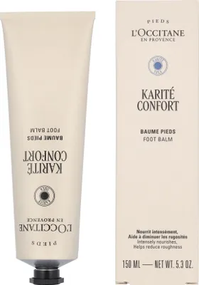 Produktbild von L'Occitane Shea (Karité) Foot Balm, Fußbalsam, Nährend, Reparatur, 150 ml, trockene Haut, normale Haut, Unisex, Tube
