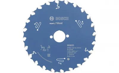 Obrázok produktu pre Bosch 2608644049, Drevo, 19 cm, Bosch, 237 g, 1 kusov