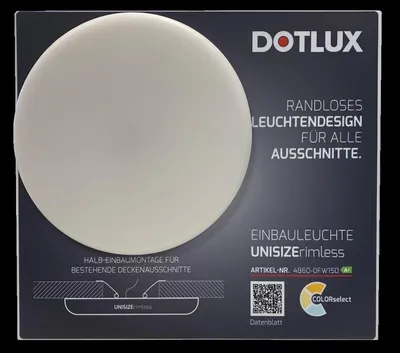 Produktbild von DOTLUX L-Aufsteller UNISIZErimless