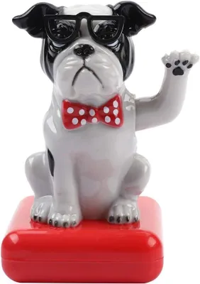 Productafbeelding van Schattige hond zwaaiende arm heen en weer - Zonne-energie Home Office Decor Auto-accessoires