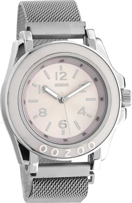 Produktbild von Oozoo Metall Damen Uhr Analog Quarzuhr Armband silber Timepieces D2UOC10739