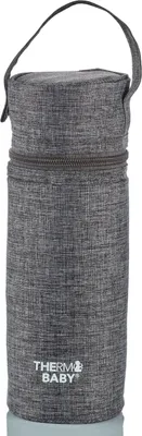 Obrázok produktu pre Držiak na dojčenské fľaše THERMOBABY - izolovaný - škvrnitá šedá