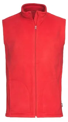 Produktbild von Stedman - "Classic" Weste für Herren, Fleece LT4180 (M) (Scharlachrot)