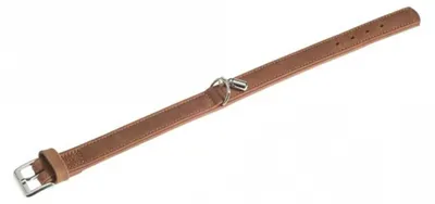 Produktbild von Karlie Halsband Buffalo aus Kalbsleder - Braun - 24 cm/10 mm