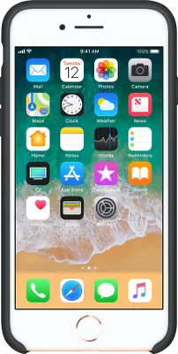 Produktbild von Apple MQGK2ZM/A, Hauthülle, Apple, iPhone 8/7, 11,9 cm (4.7"), Schwarz
