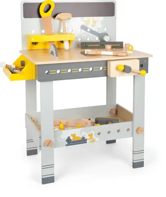 Produktbild von Small Foot Werkbank Miniwob 11806 schult das handwerkliche Geschick