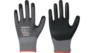 Produktbild von Handschuhe LeiKaFlex 1467 Gre 10 grau EN 420+ EN 388+EN 407 PSA-Kategorie II