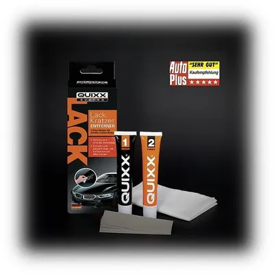 Produktbild von QUIXX Lack Kratzerentferner 70 2 Komponenten Set Repair Nr.1 Finish Nr.2 50 g